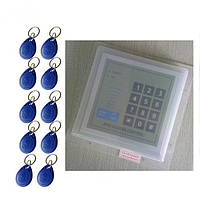 Панель контролю доступу РЧИД c пластикової захистом, RFID + 10 ключів