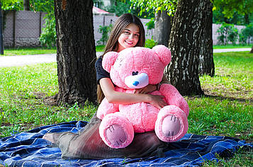 Ведмедик Потап 90 см Рожевий