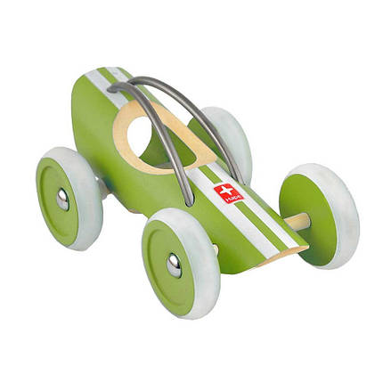 Машинка з бамбука Hape E-Racer Зелений (897951), фото 2
