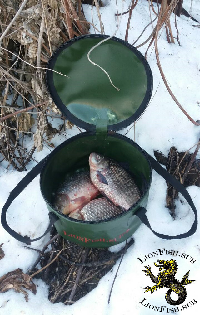 Складное Рыболовное Ведро для рыбалки, прикормки, охоты от производителя LionFish.sub