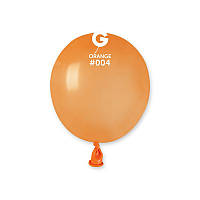 Латексные воздушные шарики 3" пастель 04 оранжевый, Gemar
