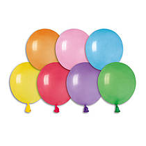 Латексні повітряні кульки 3" пастель 80 асорті Gemar
