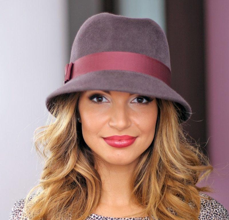 260 - 1 Жіночий фетровий капелюх Хелен Лайн, фото 1