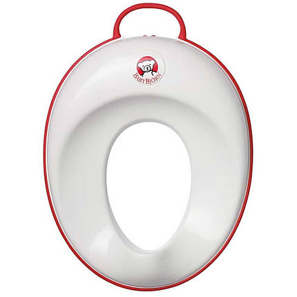 Сидіння для унітаза BabyBjorn Baby Toilet Trainer Біло-червоне (58024), фото 2