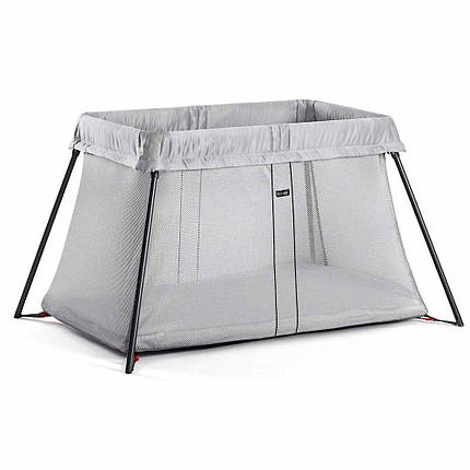 Складаний манеж-ліжко BabyBjorn Travel Crib Light Сріблястий (40248), фото 2