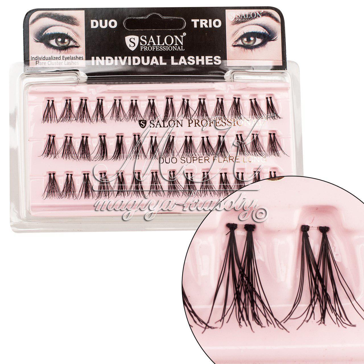 Накладні вії Salon Professional Duo Super Flare Long