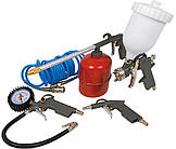 Набір лакофарбовий із верхнім баком 5 шт (шланг із поліурета, морозостійкий). Якісний інструмент із доставкою