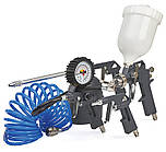 Набір лакофарбовий з верхнім баком 5 шт. Якісний і не дорогий інструмент з доставкою.