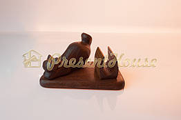 Візитниця настільна зі скульптурою Кіт лежить