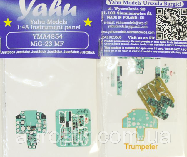 MiG-23MF Trumpeter 1/48 Yahu Models A4854