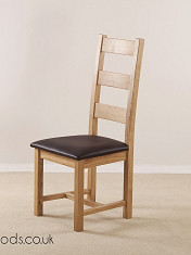 Стілець з натурального дерева "Ледер", фото 1