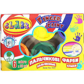Фарби пальчикові Class 6цв. по 30 мл 7637