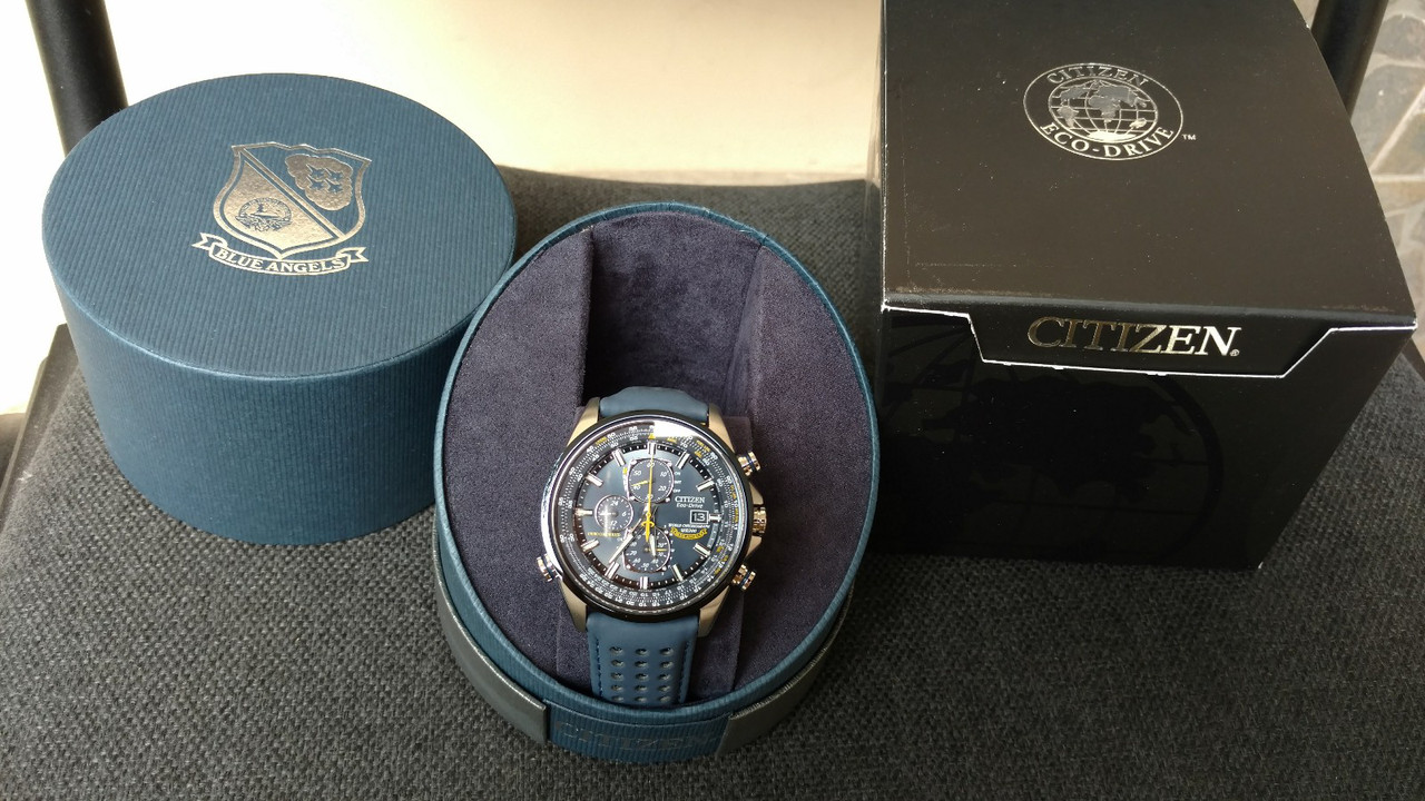 Чоловічий годинник Citizen AT8020-03L "Blue Angels" Eco-Drive