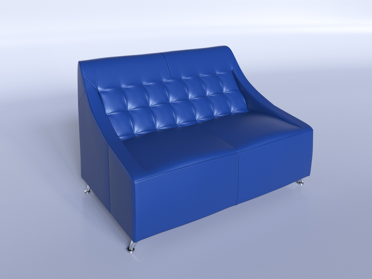 Офісний диван "Поліс" синій