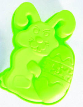 Силіконова форма для випікання (заєць) Home Essentials B1217 Салатовий