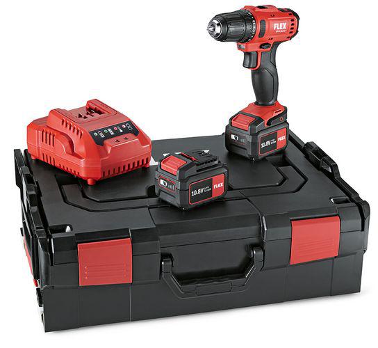 FLEX DD 2G 10.8-LD/4.0 Set Двошвидкісний акумуляторний шурупокрут 10,8 В "Light Duty"