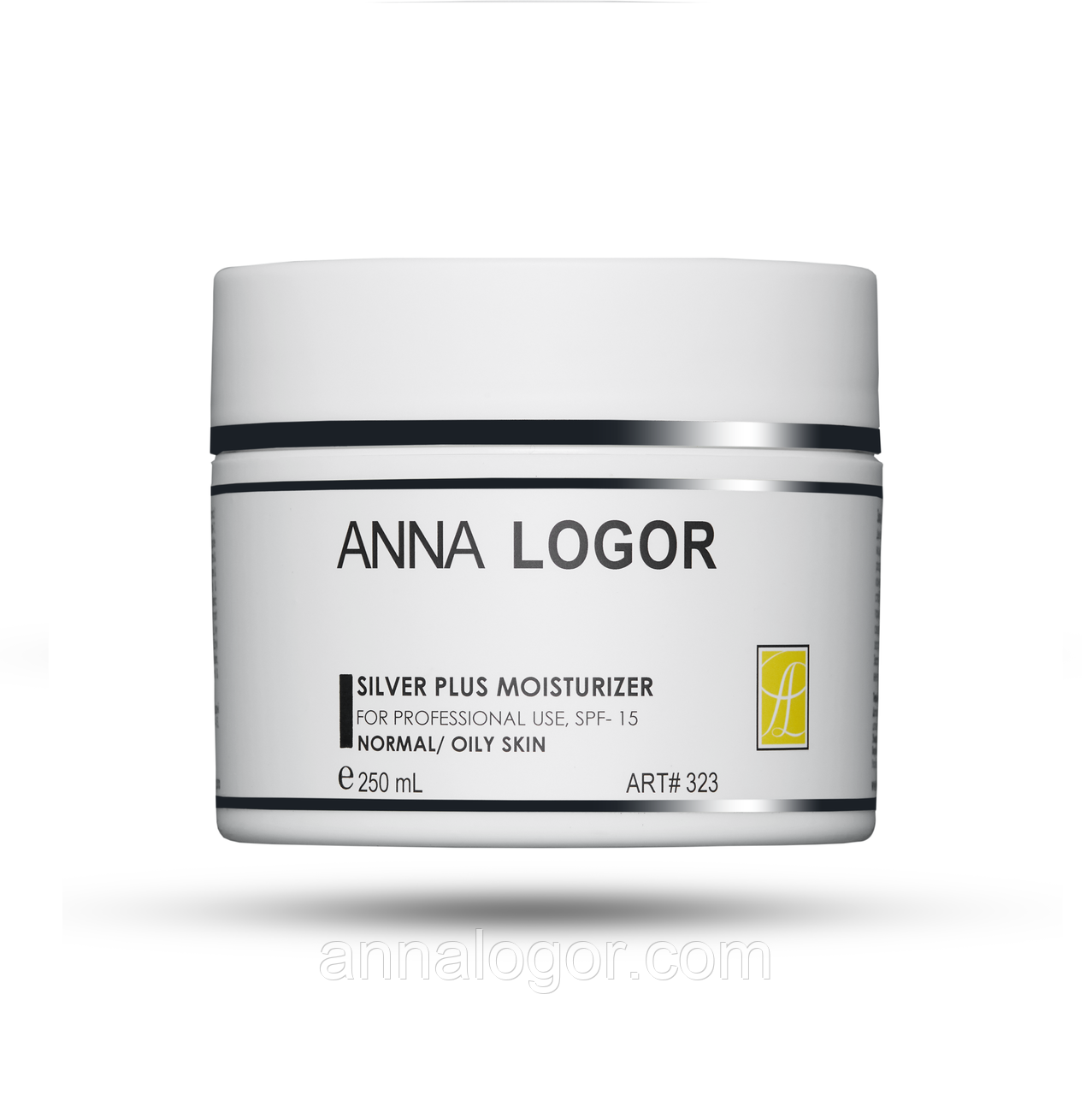 Зволожуючий крем з колоїдним сріблом Art. 323 Anna Logor Silver Plus Moisturizer 250 мл