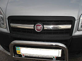 Хром накладка на решітку радіатора Fiat Doblo 2006-2010