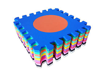 М'яка ігрова підлога (килимок-пазл 30*30*1 см) Eva-Line "Логіка"