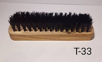 Щітка для взуття з дерев'яною основою Т-33