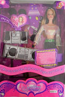 Лялька типу Барбі 61-182 Діджей мікрофон, гітара