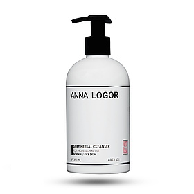 Очищувальне молочко з трав'яними екстрактами Art.401 Anna LOGOR Silky Herbal Cleanser 350 ml