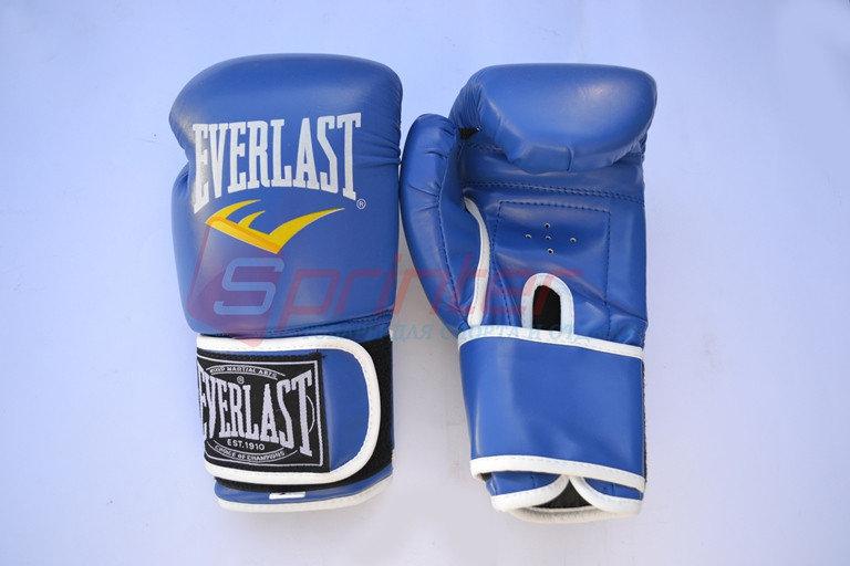Рукавички боксерські EVERLAST 10 сині. Уцінка.