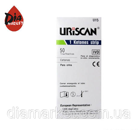Урискан-кето / Uriscan (визначення кетонів у сечі) №50