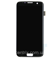 Дисплей (экран) для Samsung G935F Galaxy S7 Edge + тачскрин, цвет черный, оригинал