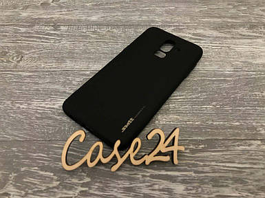 TPU чохол Smitt накладка бампер для Samsung Galaxy J8 2018 чорний