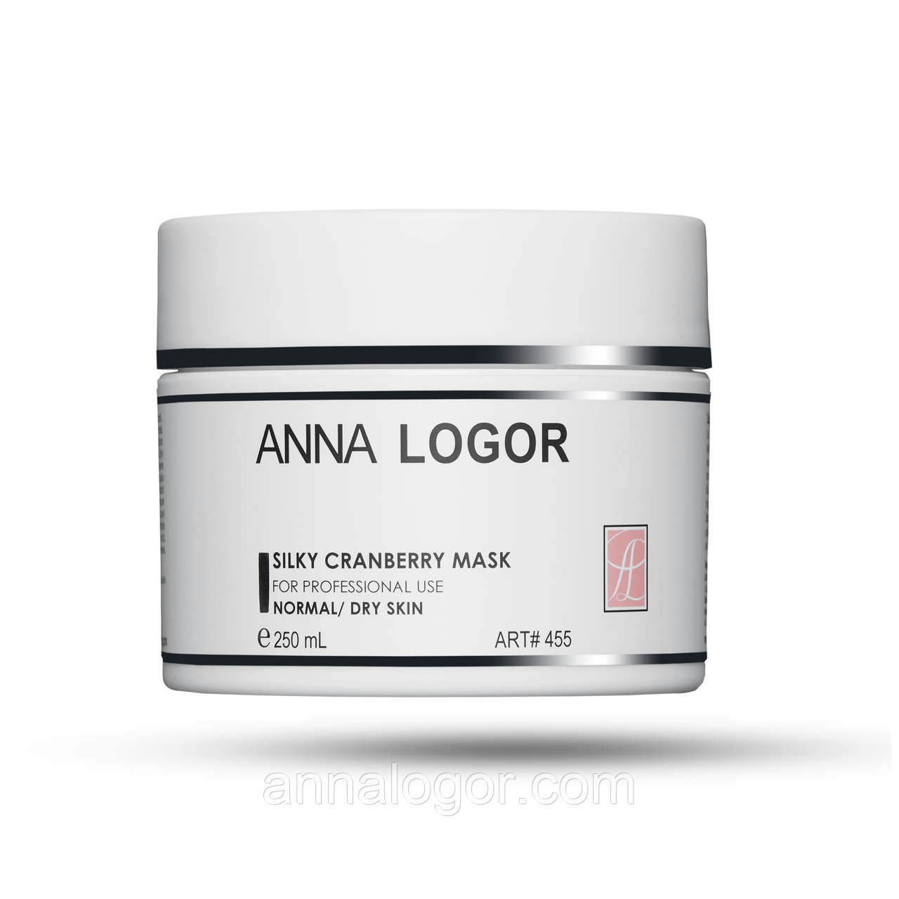 Маска шовкова зволожуюча з екстрактом журавлини Art.455 Anna Logor Silky Cranberry Mask 250 ml