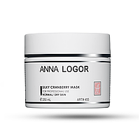 Маска шелковая увлажняющая с экстрактом клюквы Art.455 Anna LOGOR Silky Cranberry Mask 250 ml