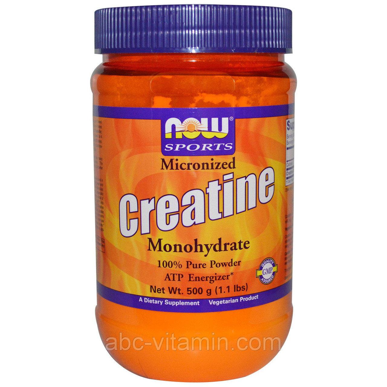Креатин NOW Foods Creatine 500g, фото 1