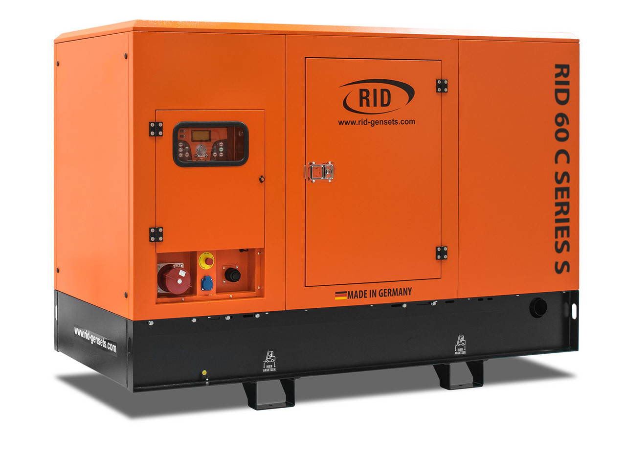 Трьохфазний дизельний генератор RID 60 C-SERIES S (53 кВт) в капоті + зимовий пакет + автозапуск