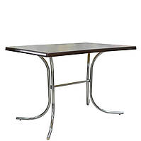 Прямокутний стіл для кафе ROZANA DUO chrome ДСП 1200*800 венге