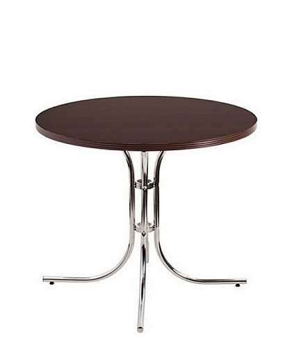 Круглый стол для кафе SONIA chrome ДСП D800 венге (ID#257758213), цена ...