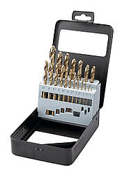 Набір спіральних свердел для металу HSS кобальт 19 шт. довіро