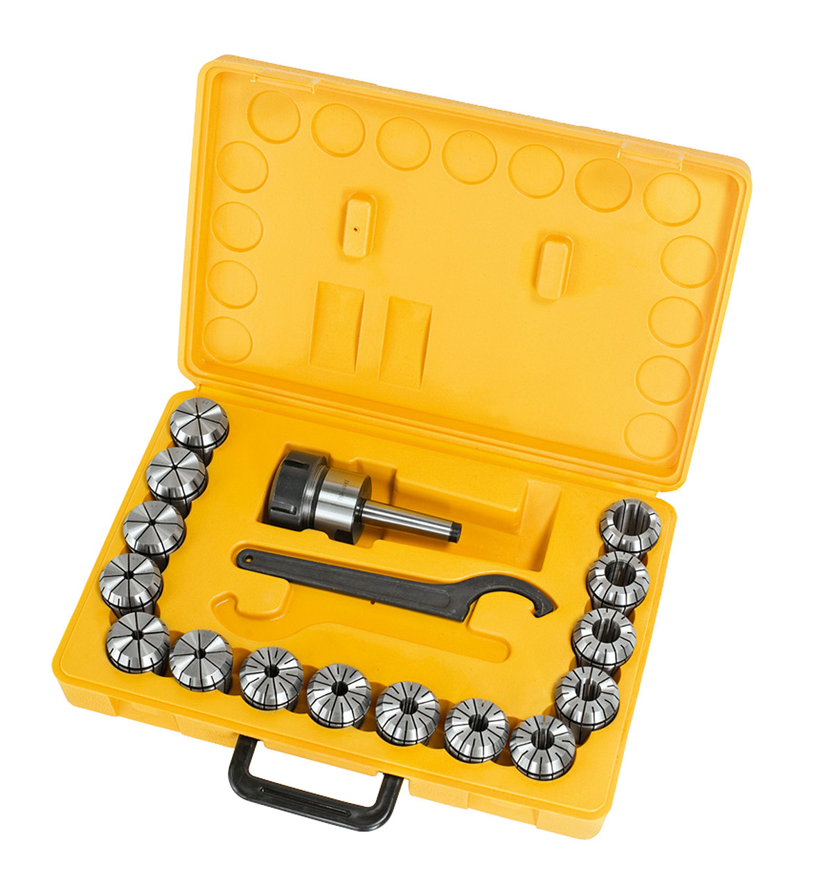 Комплект цанг для фрезерних верстатів ER40, MK 2, 3 — 25 мм Bernardo