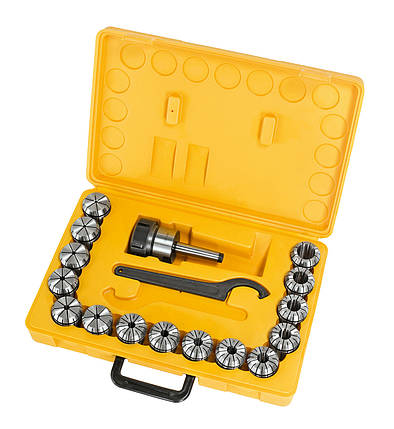 Комплект цанг для фрезерних верстатів ER40, MK 2, 3 — 25 мм Bernardo, фото 1