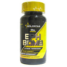 Жироспалювач Gold Star EPH Bomb (50mg Ephedra+DMAA) 60caps