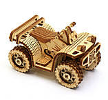 Дерев'яний конструктор Wood Trick Квадроцикл ATV. Техніка збірки - 3d пазл, фото 5