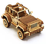 Дерев'яний конструктор Wood Trick Джип Сафарі. Техніка складання - 3d пазл, фото 2