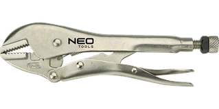 Кліщі затискні Neo, 250 мм, пряміі губки