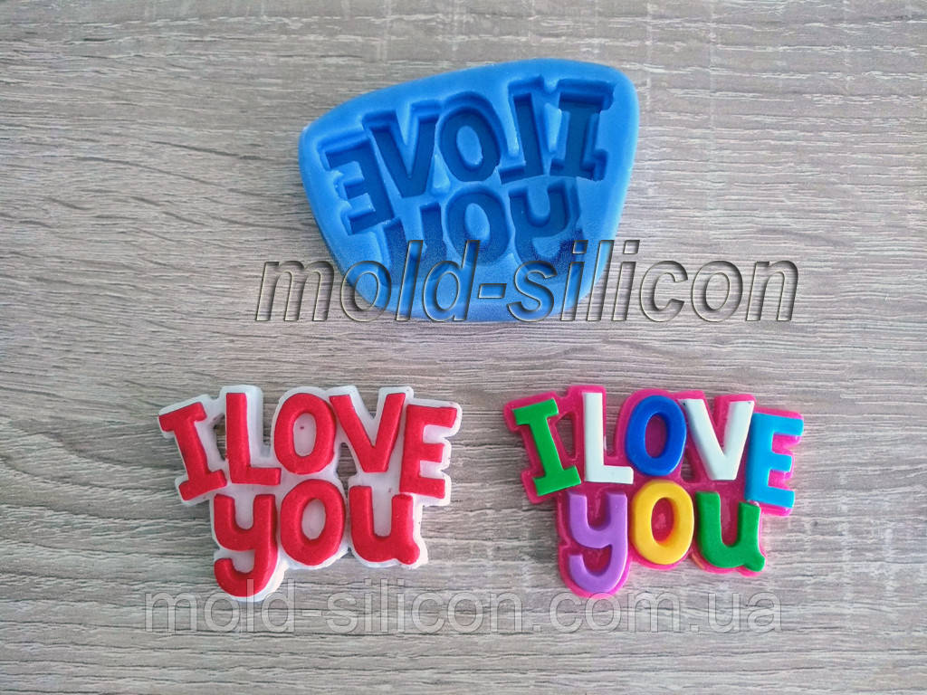 Силіконовий молд "I love you", фото 1
