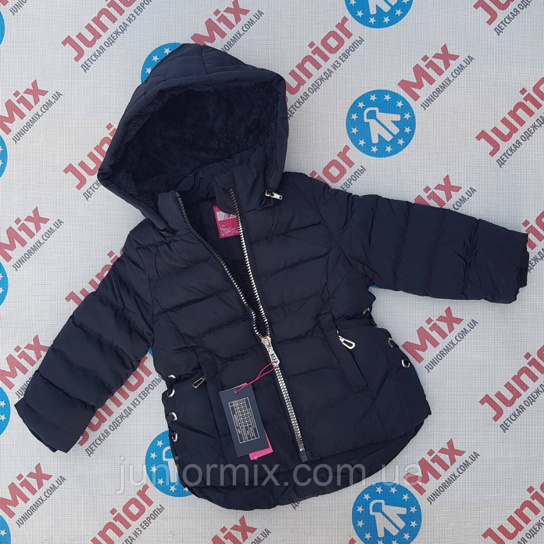Дитячі зимові куртки для дівчаток оптом NATURE