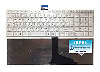 Оригинальная клавиатура для ноутбука Toshiba Satellite L55 series, rus, white