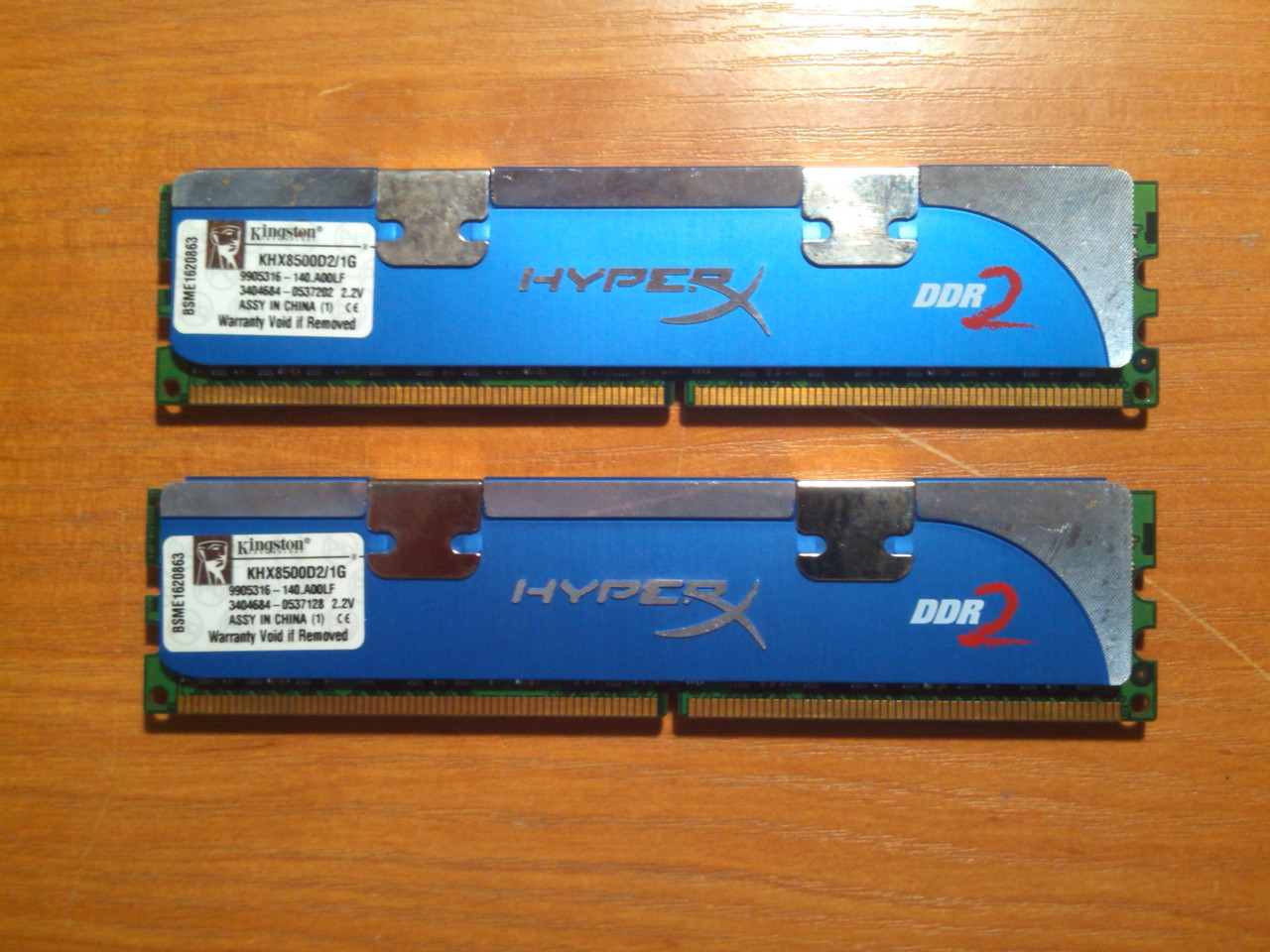 Пара Kingston DDR2 2GB 1066MHz PC2-8500 під Intel та AMD Гарантія!