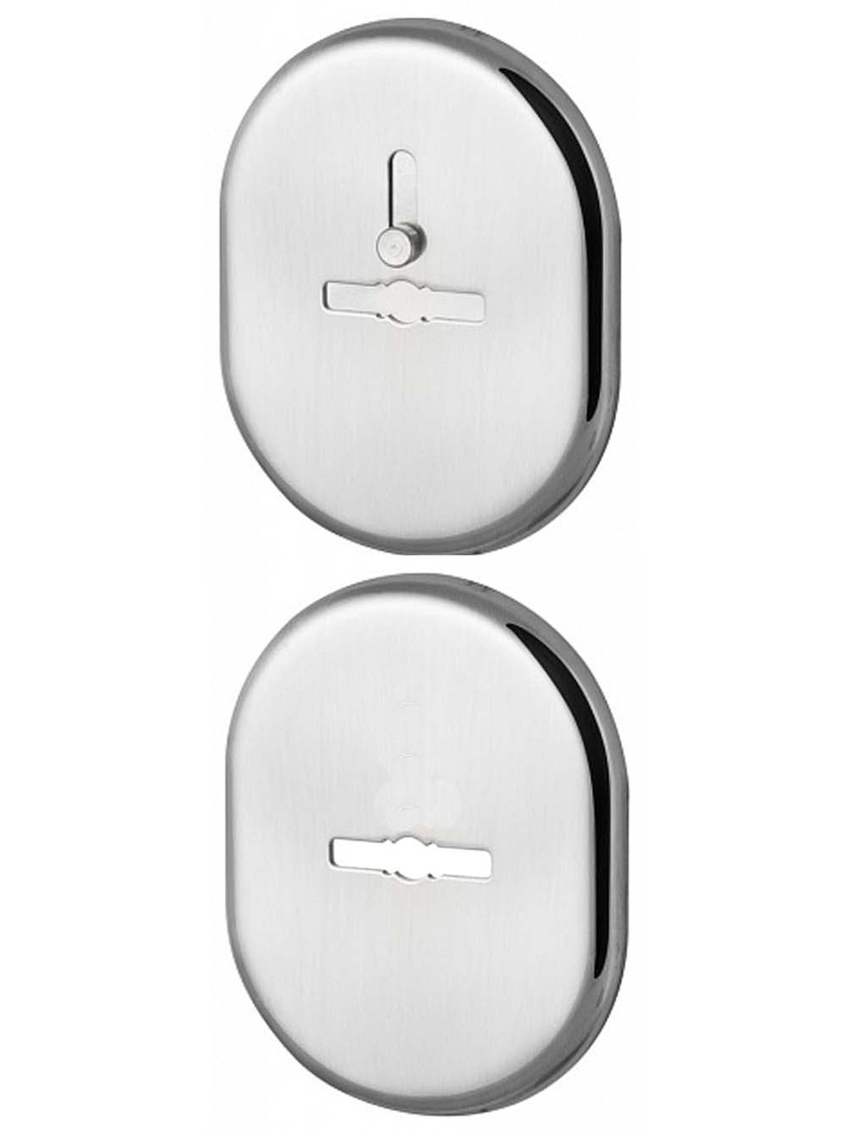 Комплект накладок під сувальдний ключ AZF CL хром