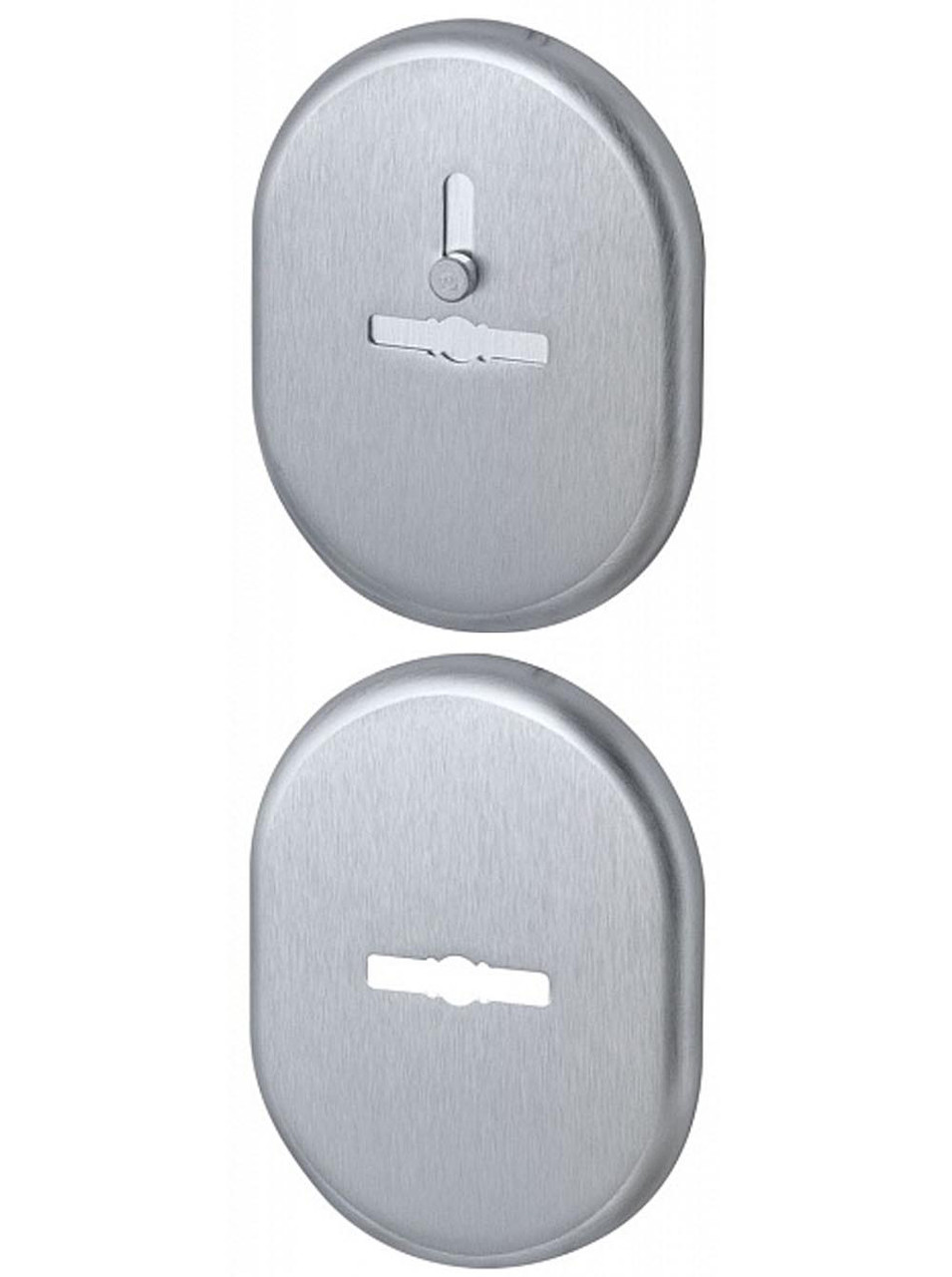 Комплект накладок під сувальдний ключ AZF CS матовий хром