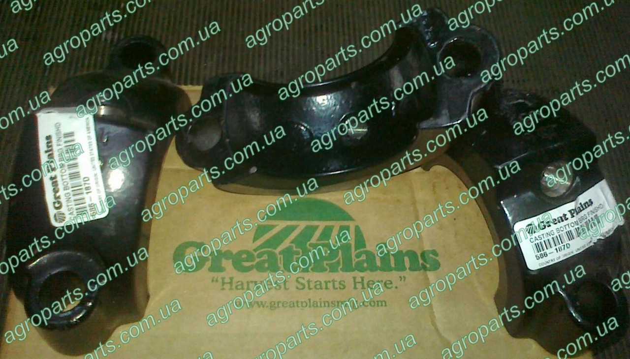 Корпус 586-187D підшипника диска батареї нижній 812-059С Great Plains 586-187d запчастини Грейт Плейнс, фото 1